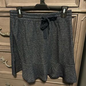 Loft blue sparkly skirt